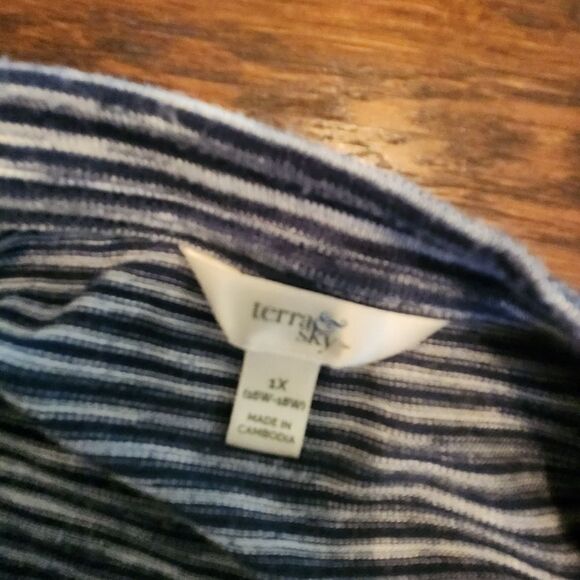 Striped long blouse - Picture 3 of 4